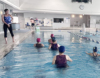 膝・腰・股関節　水中機能改善